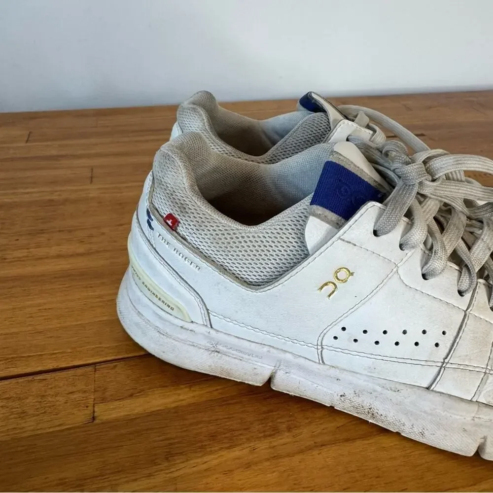 On Running The Roger Centre Court White Blue Clubhouse Athletic Sneakers Size 8 - Picture 3 of 7
